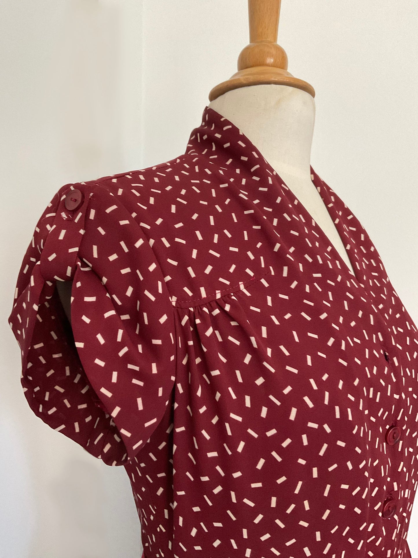 30's Style Shirt Dress
