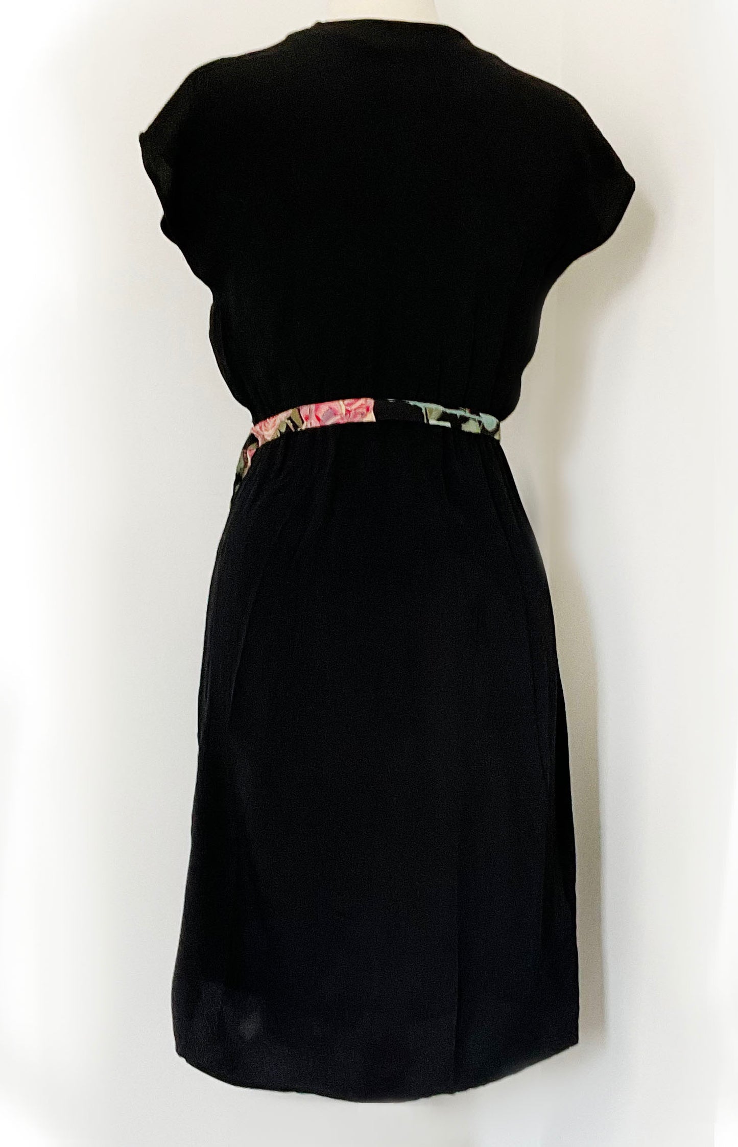 Silk Floral Wrap dress