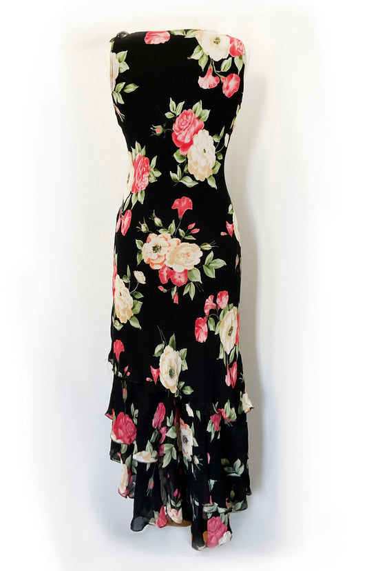 Flamenco Rose Bias Dress