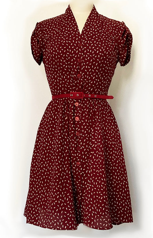 30's Style Shirt Dress