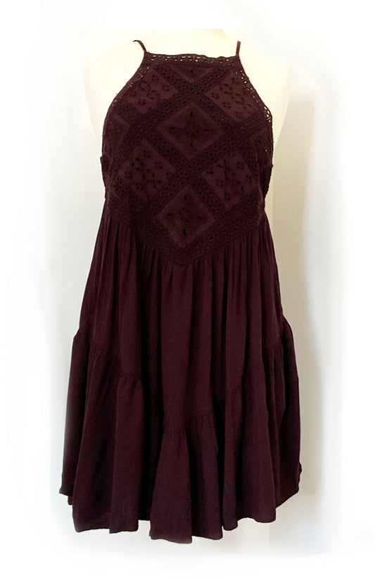 Raspberry Beret Dress